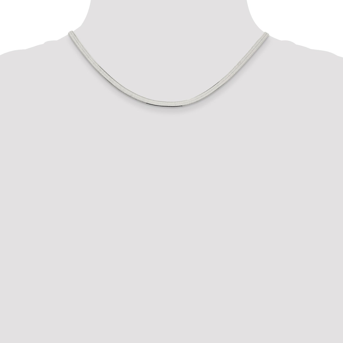 Sterling Silver 3.5mm Magic Herringbone Chain