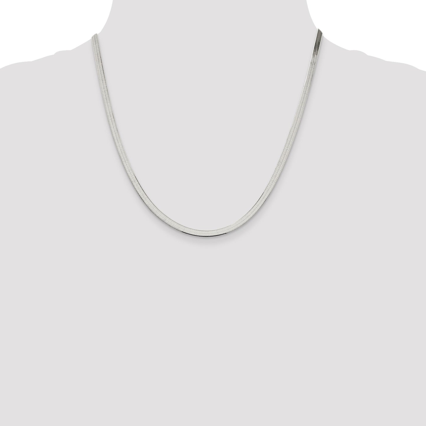 Sterling Silver 3.5mm Magic Herringbone Chain