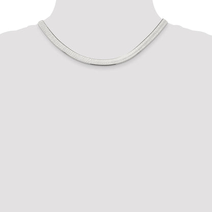 Sterling Silver 7.3mm Magic Herringbone Chain