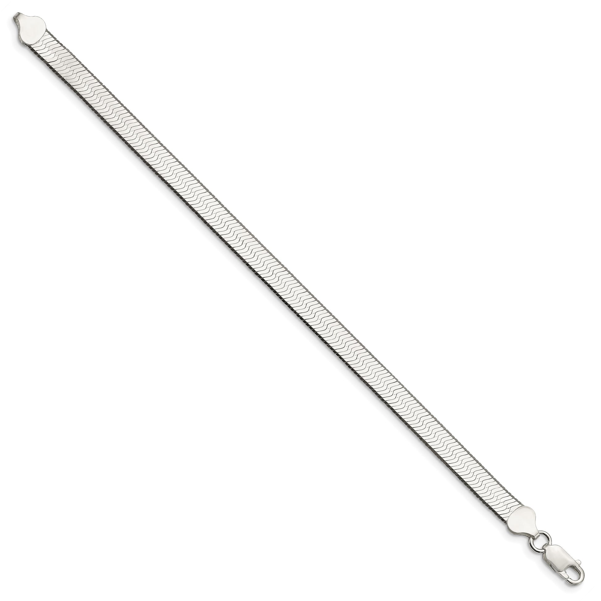 Sterling Silver 7.3mm Magic Herringbone Chain