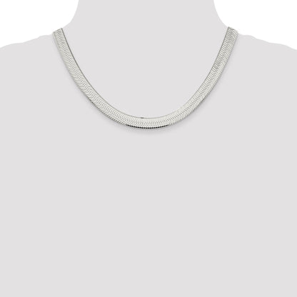 Sterling Silver 8.75mm Magic Herringbone Chain