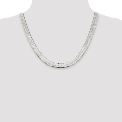 Sterling Silver 8.75mm Magic Herringbone Chain