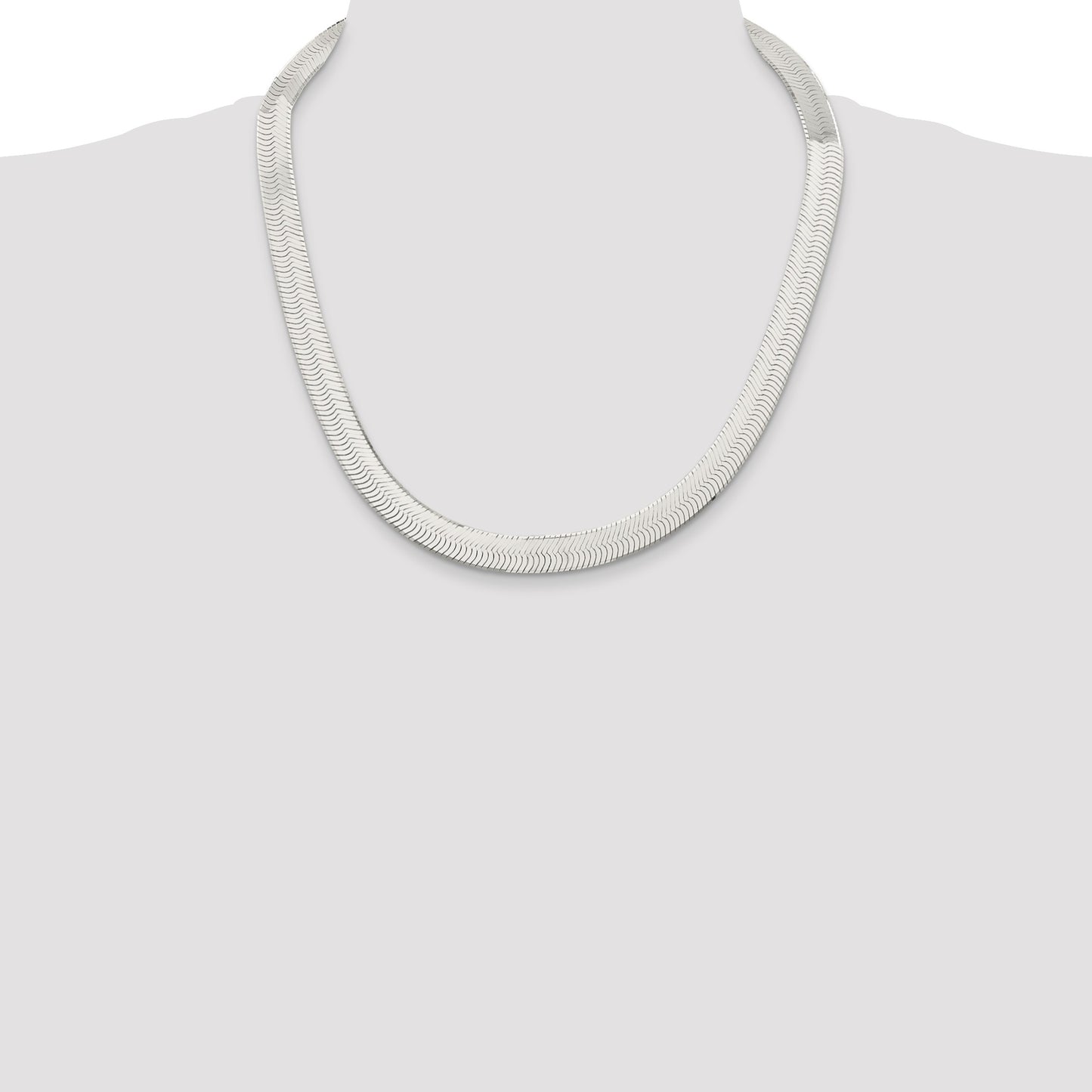 Sterling Silver 10.5mm Magic Herringbone Chain