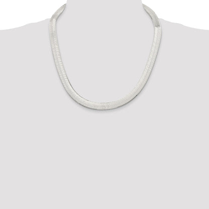 Sterling Silver 10.5mm Magic Herringbone Chain