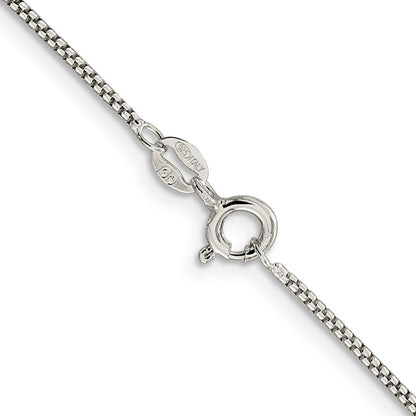 Sterling Silver 1.25mm Round Box Chain