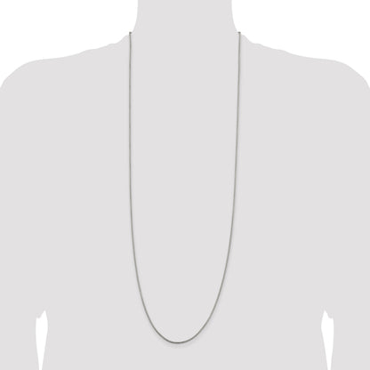 Sterling Silver 1.5mm Round Box Chain