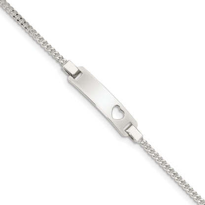 Sterling Silver Adjustable Baby ID Bracelet