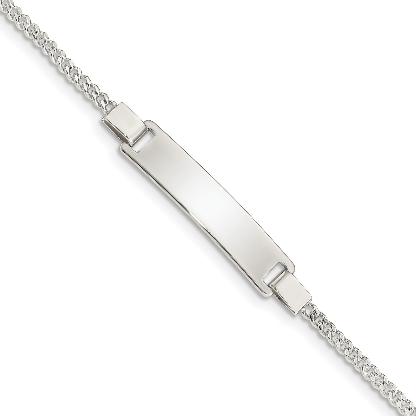 Sterling Silver Adjustable Baby ID Bracelet