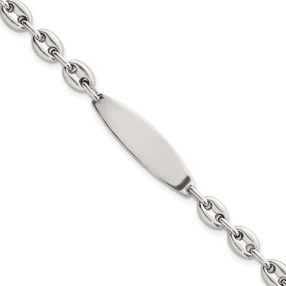 Sterling Silver Polished 6.25mm Mariner/Anchor Link 7.25 Inch ID Bracelet