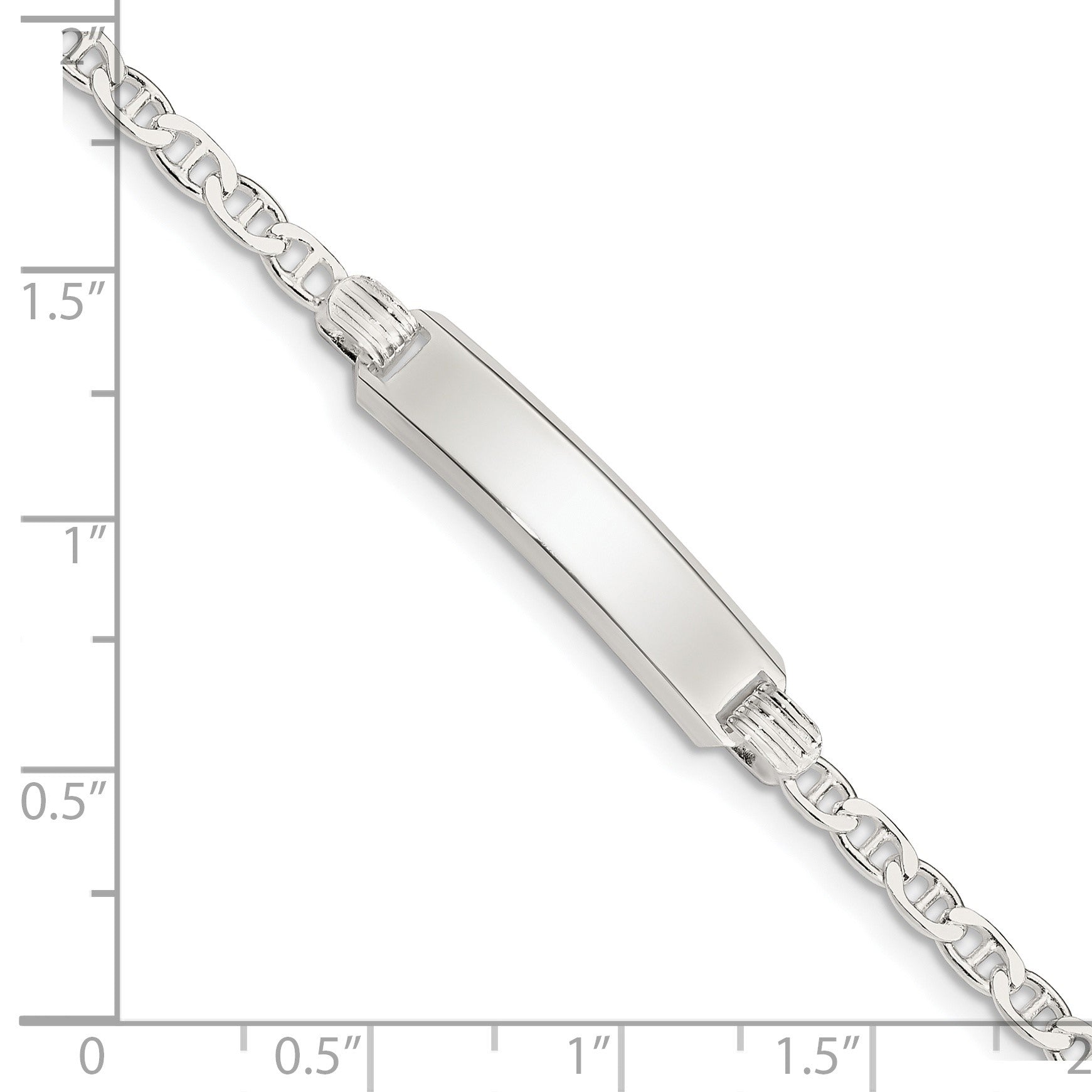 Sterling Silver Children's ID Bracelet