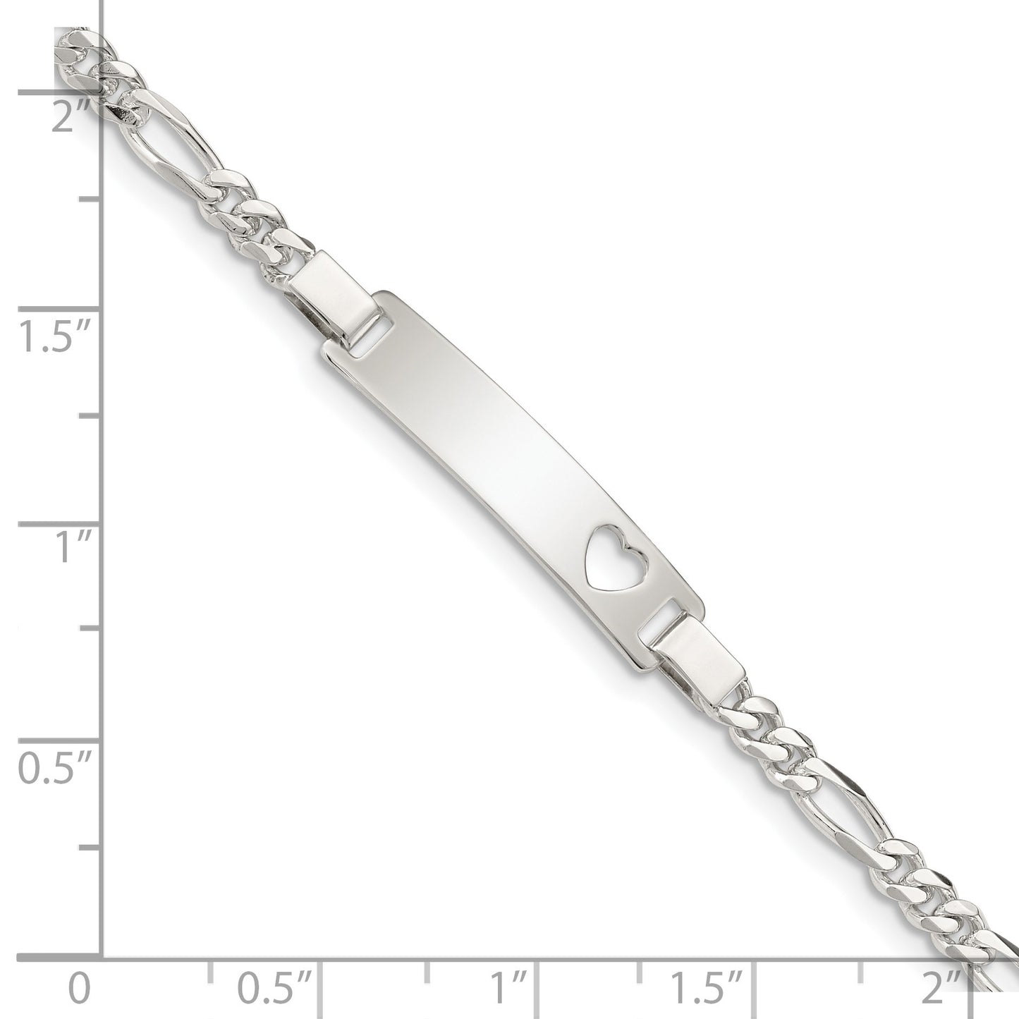 Sterling Silver Baby ID Bracelet