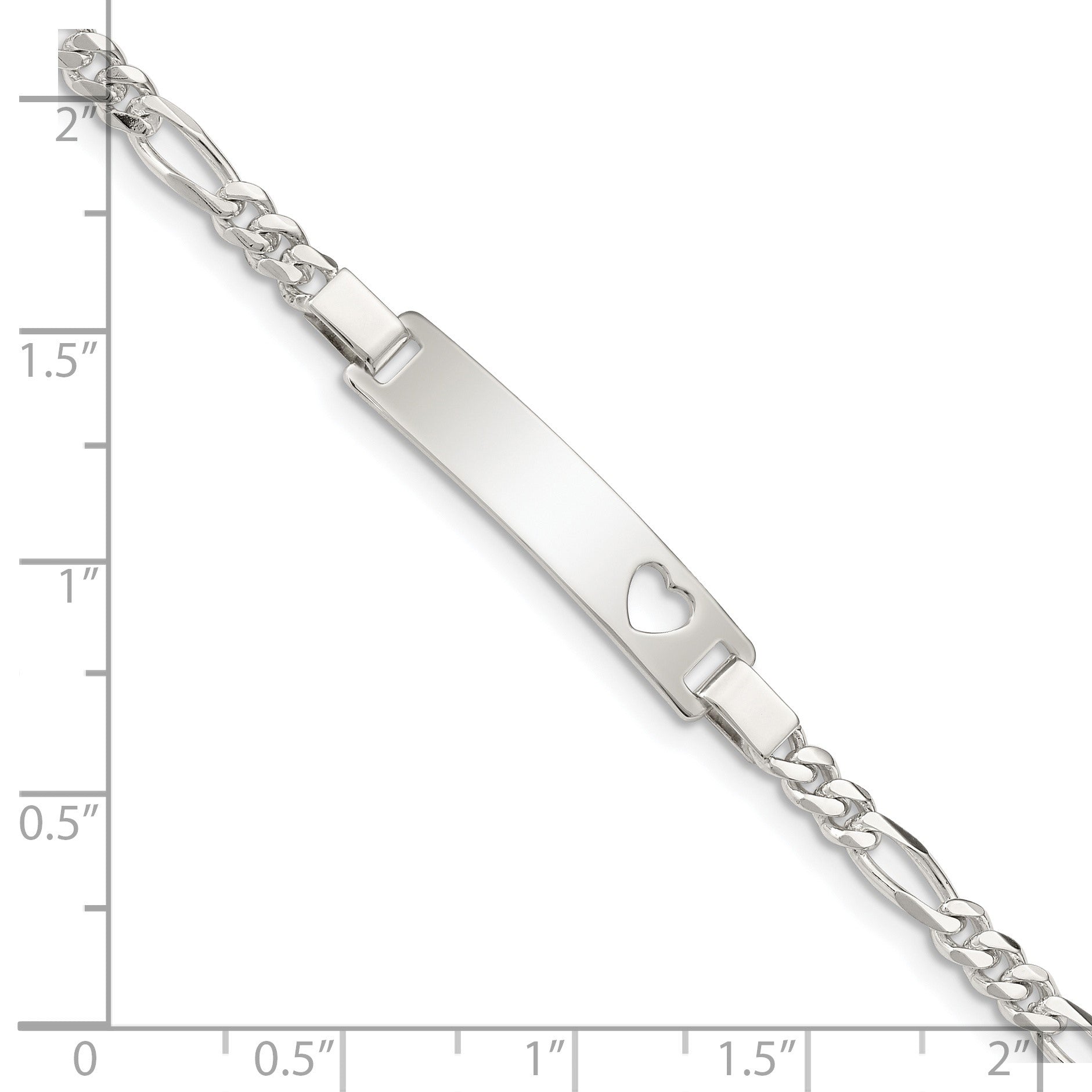 Sterling Silver Baby ID Bracelet