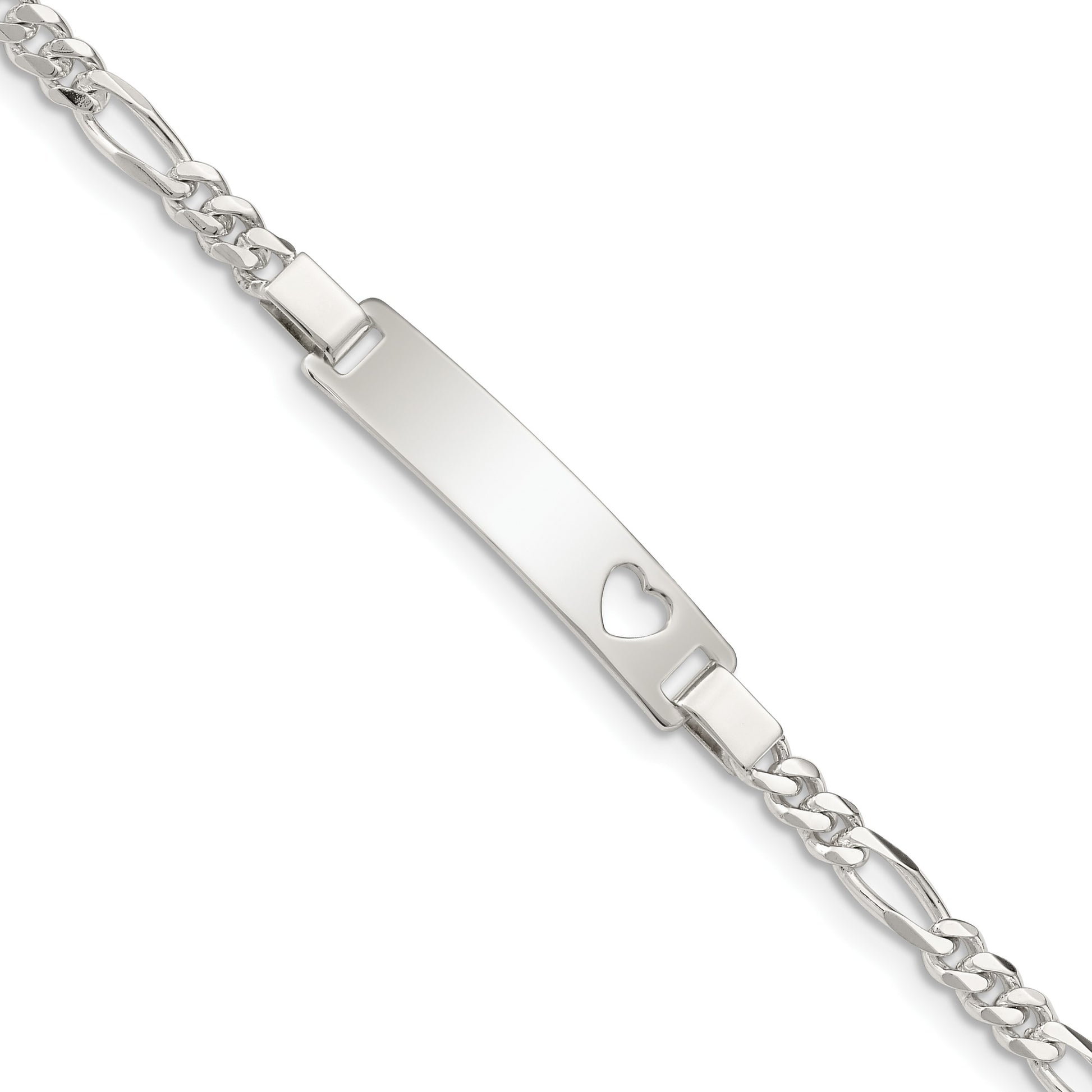 Sterling Silver Baby ID Bracelet