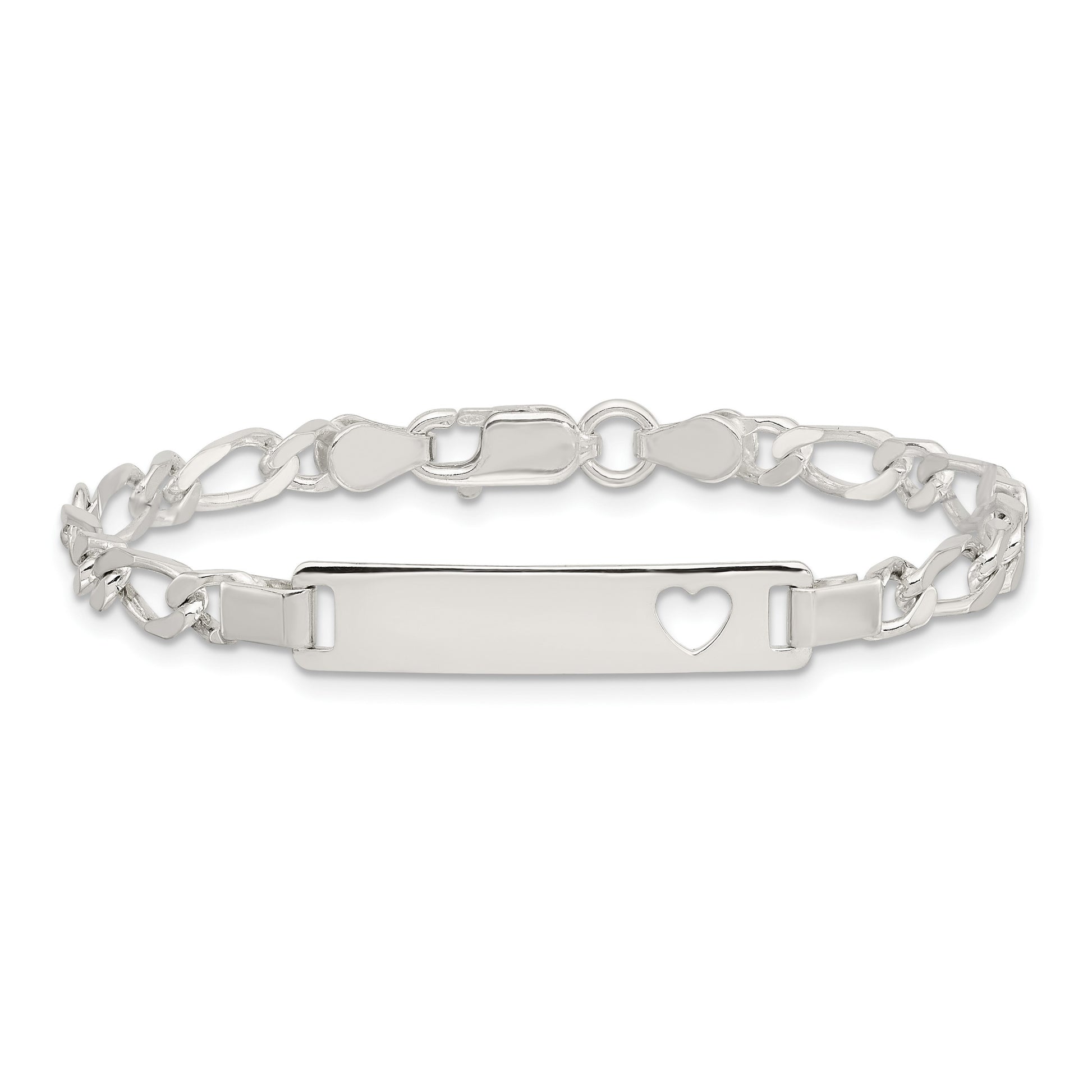 Sterling Silver Baby ID 6 IN Bracelet