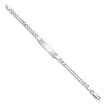 Sterling Silver Baby ID Bracelet