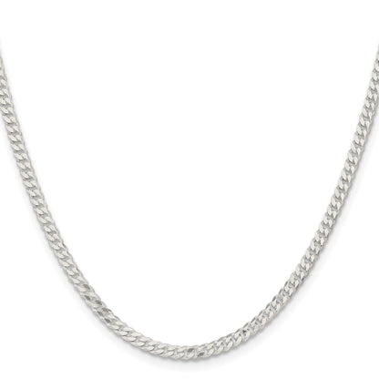 Sterling Silver 3.15mm Flat Curb Chain