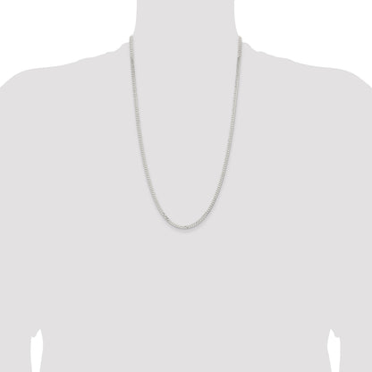 Sterling Silver 3.15mm Flat Curb Chain