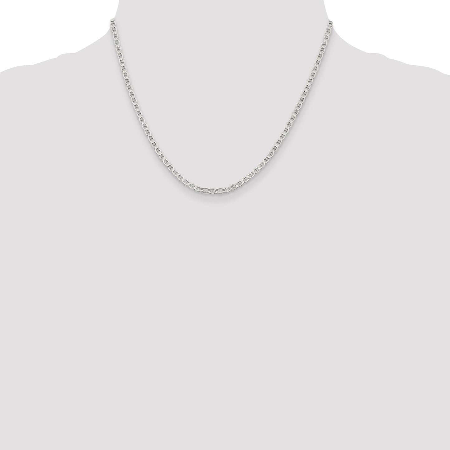 Sterling Silver 3.1mm Flat Anchor Chain