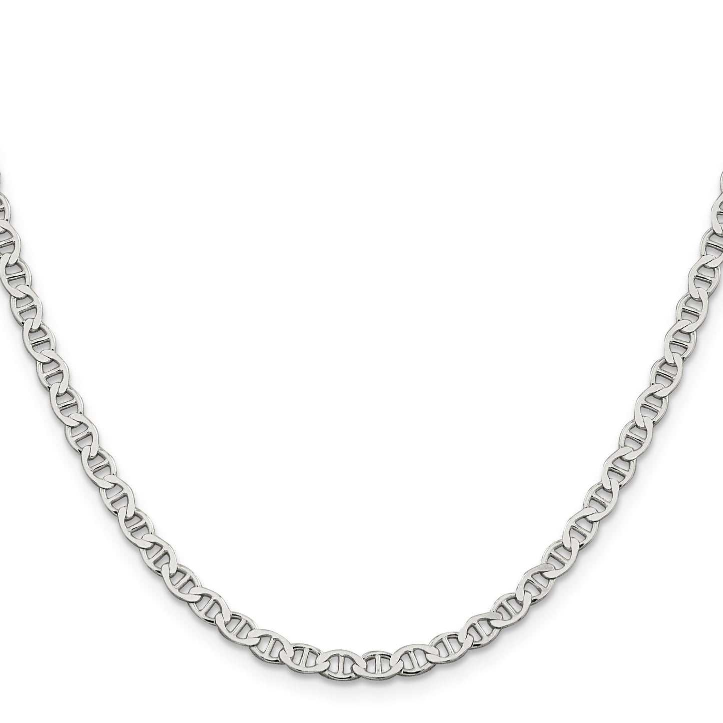 Sterling Silver 4mm Flat Anchor Chain
