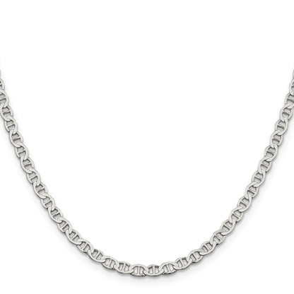 Sterling Silver 4mm Flat Anchor Chain