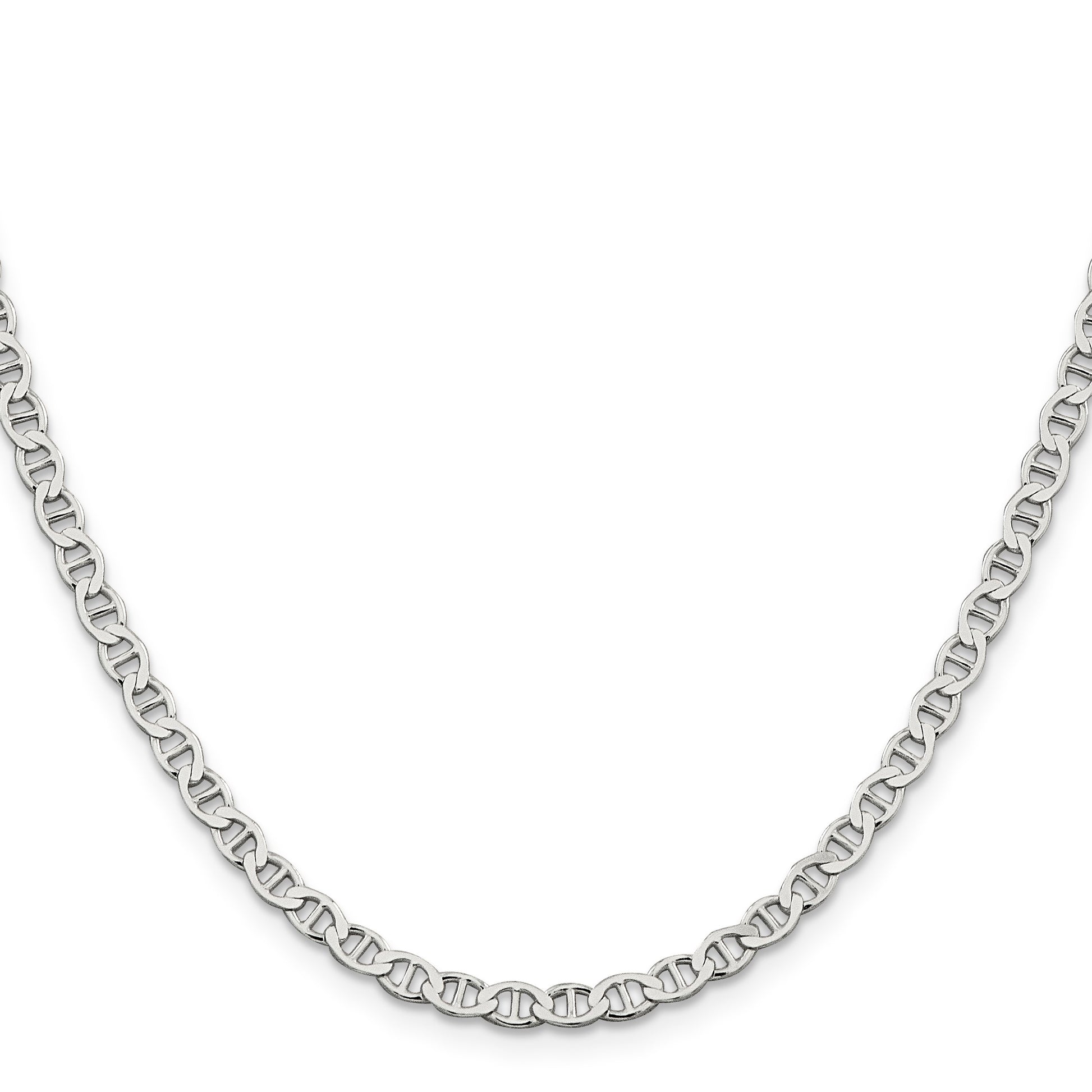 Sterling Silver 4mm Flat Anchor Chain