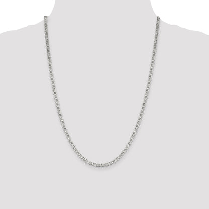 Sterling Silver 4mm Flat Anchor Chain