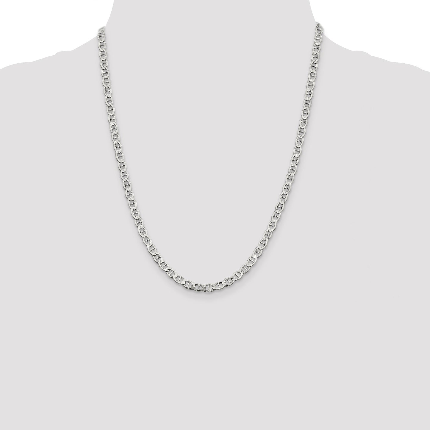 Sterling Silver 4.75mm Flat Anchor Chain
