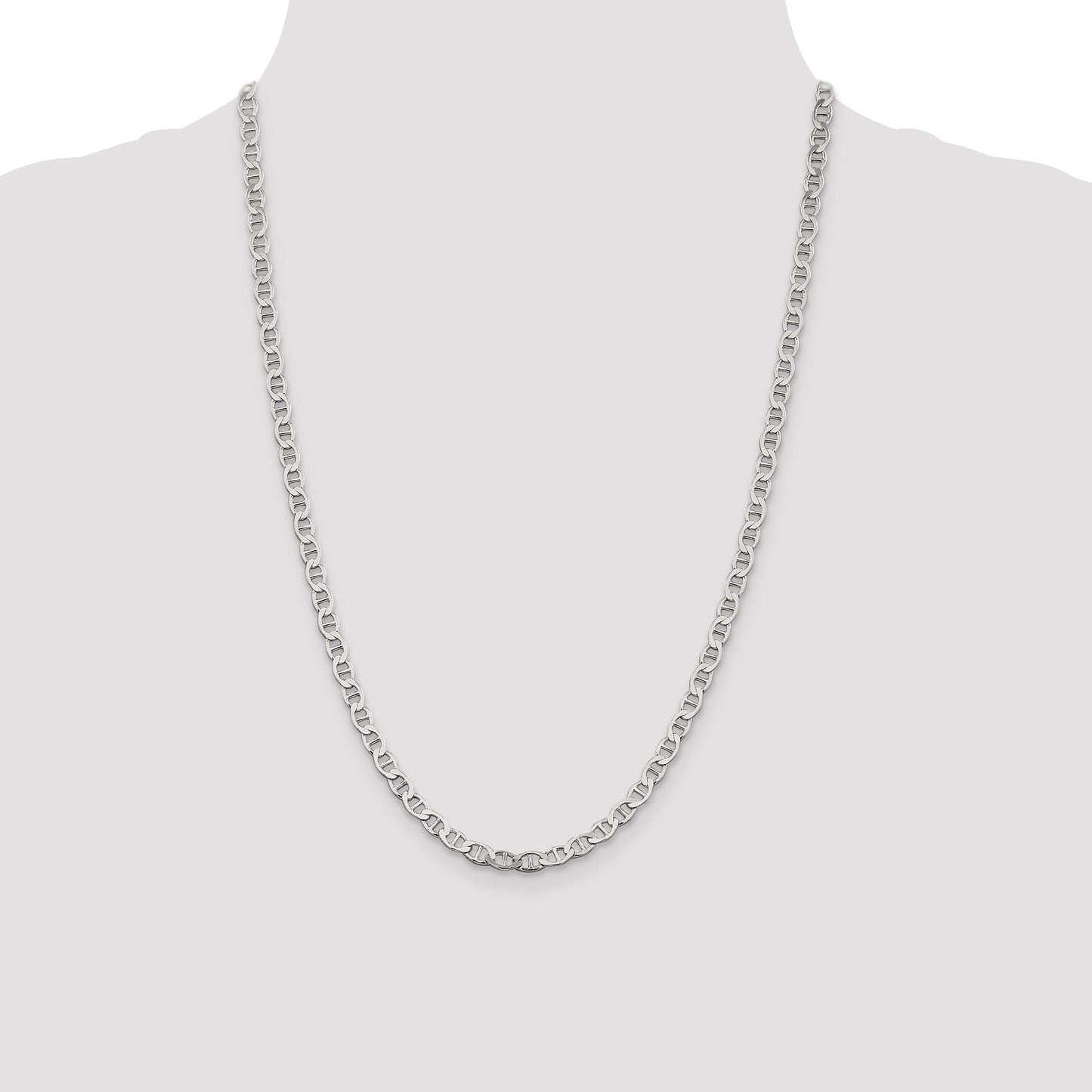 Sterling Silver 4.75mm Flat Anchor Chain