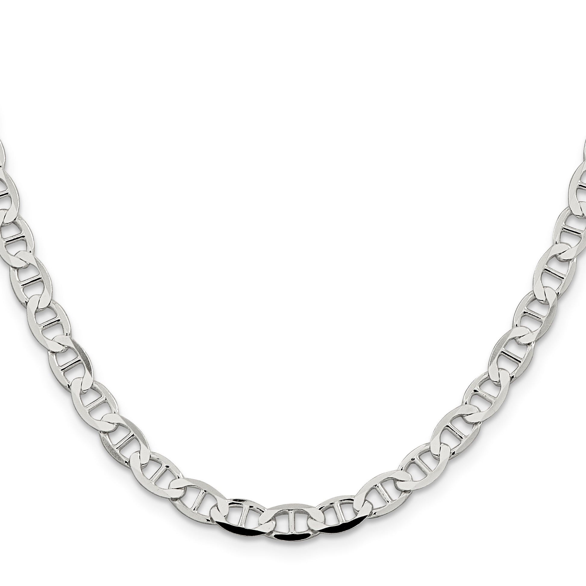 Sterling Silver 5.7mm Flat Anchor Chain