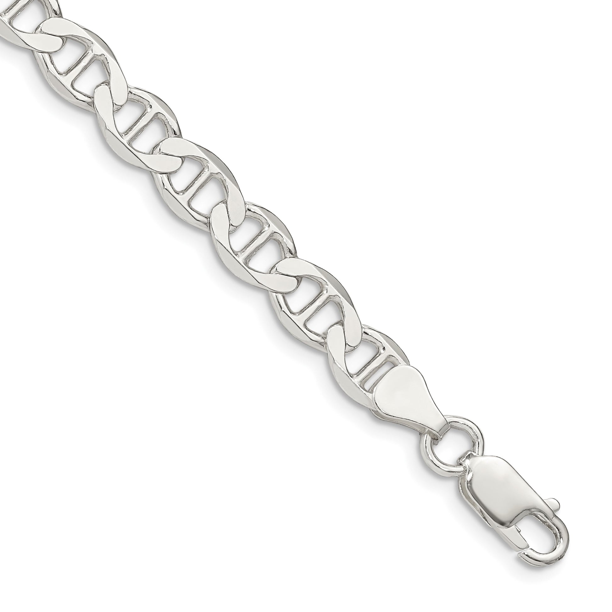 Sterling Silver 7.1mm Flat Anchor Chain