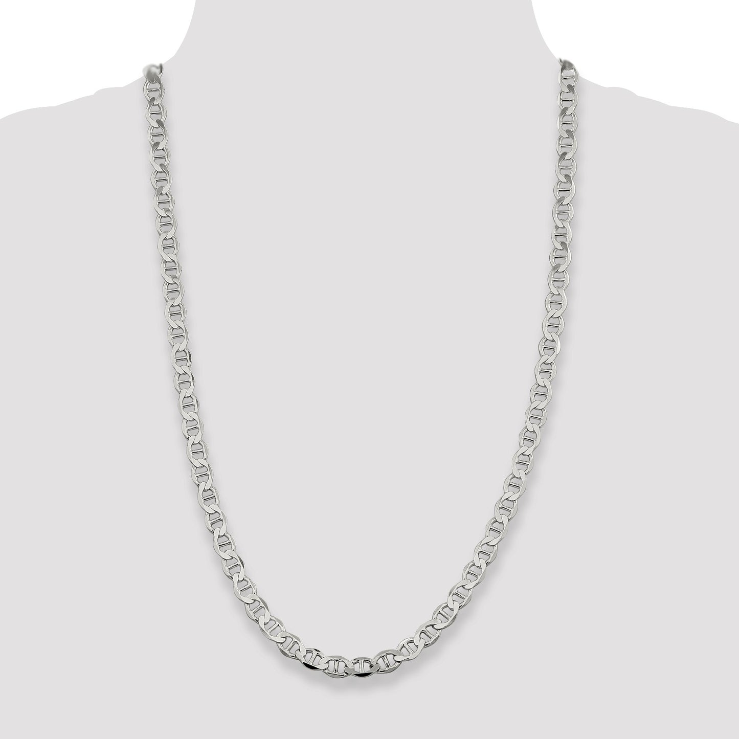 Sterling Silver 8.9mm Flat Anchor Chain