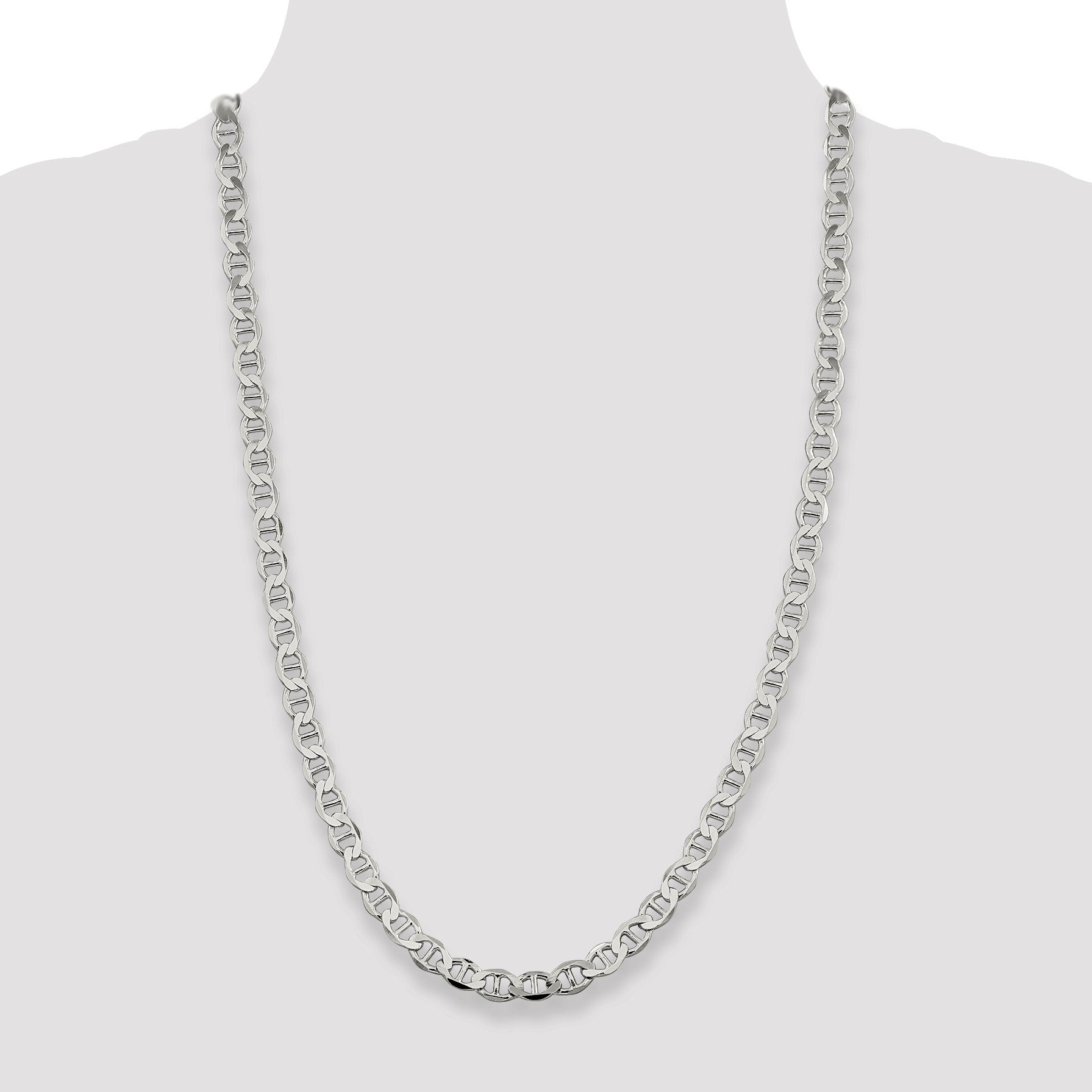 Sterling Silver 8.9mm Flat Anchor Chain