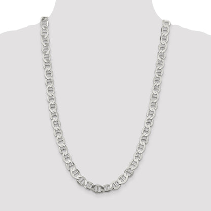 Sterling Silver 9.95mm Flat Anchor Chain