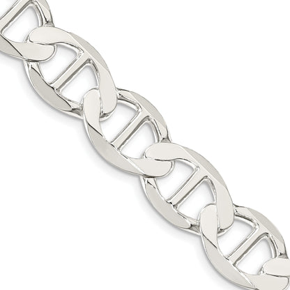 Sterling Silver 12.3mm Flat Anchor Chain