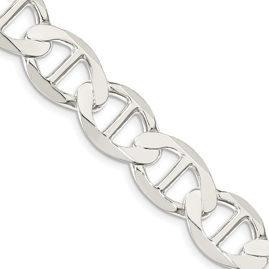Sterling Silver 12.3mm Flat Anchor Chain