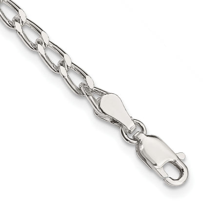 Sterling Silver 3.2mm Open Elongated Link Chain