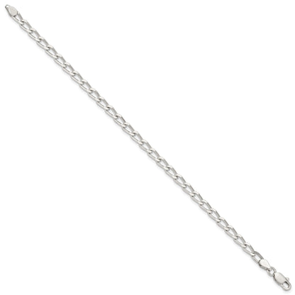 Sterling Silver 4.3mm Open Elongated Link Chain