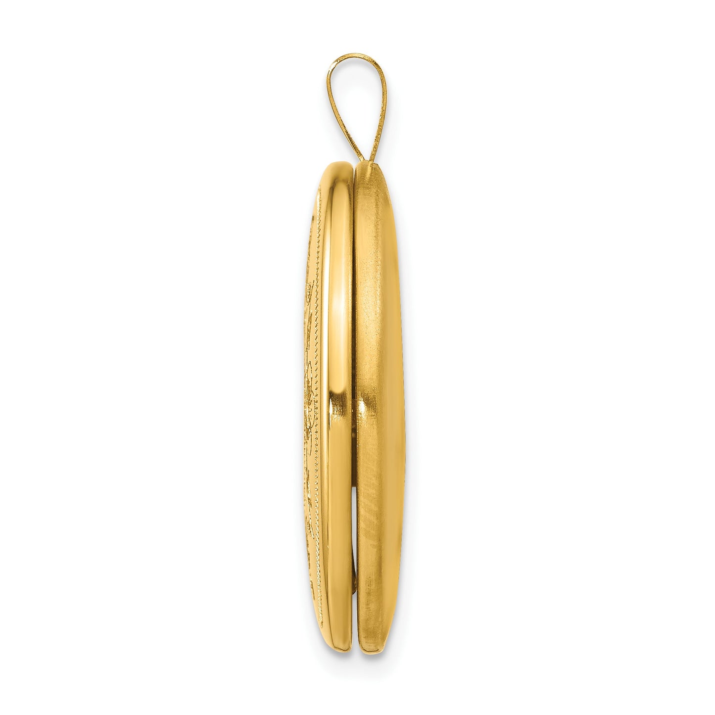 1/20 14K Gold Filled 26mm Floral Oval Locket