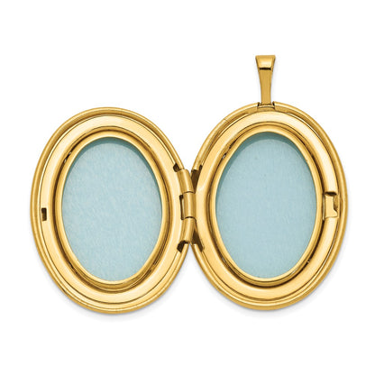 1/20 Gold Filled 26mm 2-Frame Oval Locket