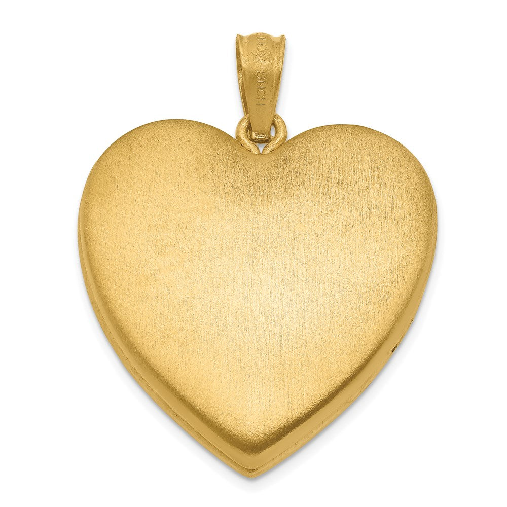 1/20 Gold Filled 4-Frame Enameled Heart Locket