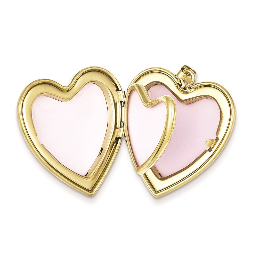 1/20 Gold Filled Grandma 23mm Enameled Family Heart Locket