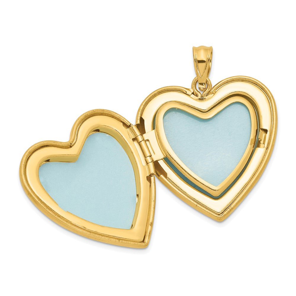 1/20 Gold Filled Grandma 23mm Enameled Family Heart Locket