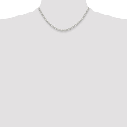 Sterling Silver Polished and D/C 4.75mm Mariner Link Chain