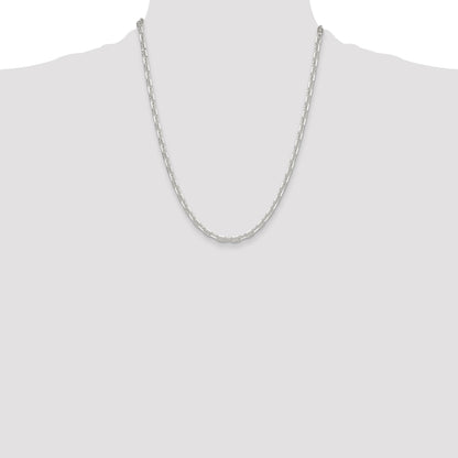 Sterling Silver Polished and D/C 4.75mm Mariner Link Chain