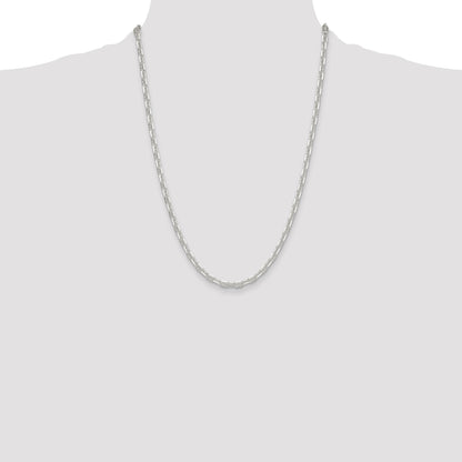 Sterling Silver Polished and D/C 4.75mm Mariner Link Chain