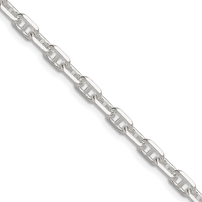 Sterling Silver Polished and D/C 4.75mm Mariner Link Chain