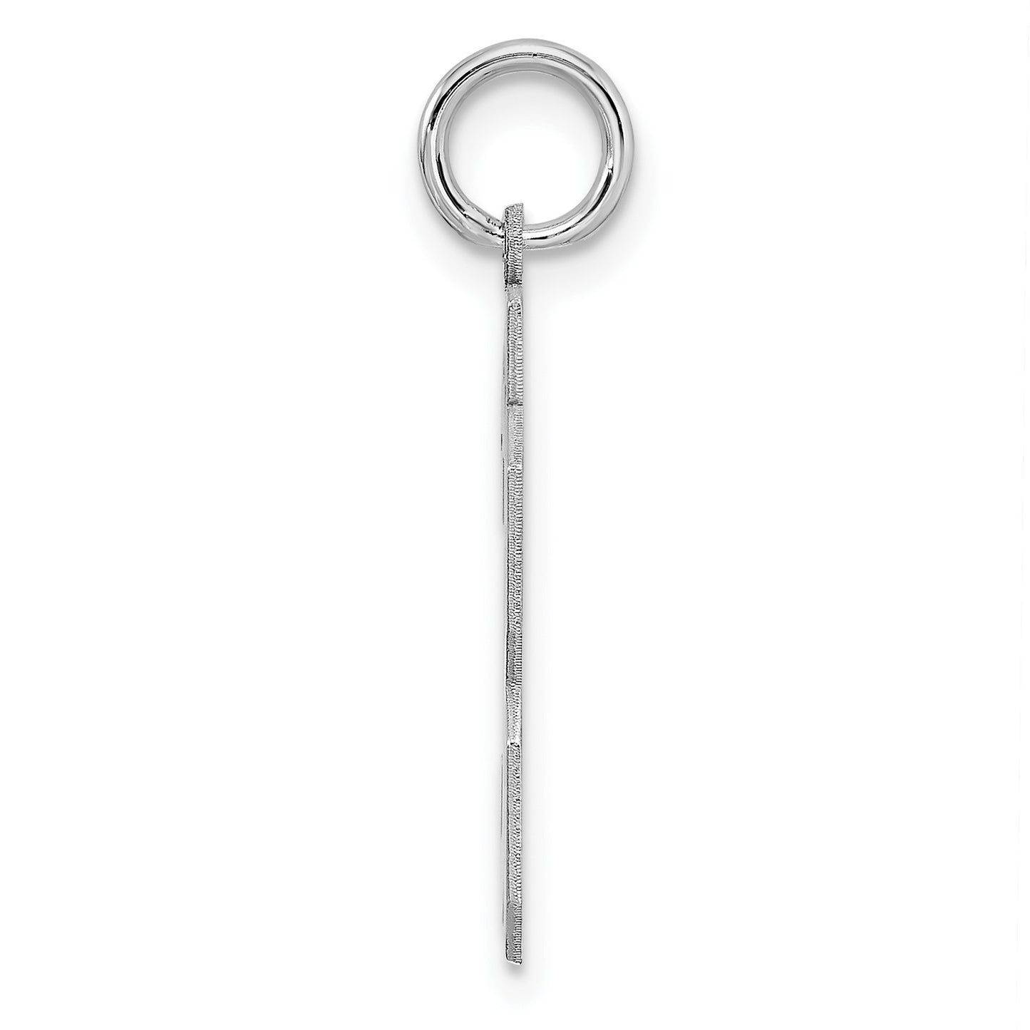 Sterling/Silver Rhodium-plated Polished Number 33 Charm