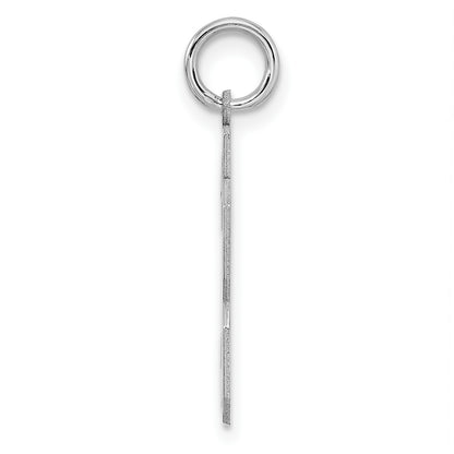 Sterling/Silver Rhodium-plated Polished Number 33 Charm