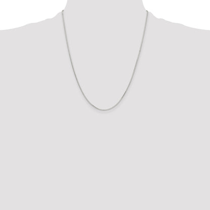 Sterling Silver Polished 1mm Octagonal Snake Chain