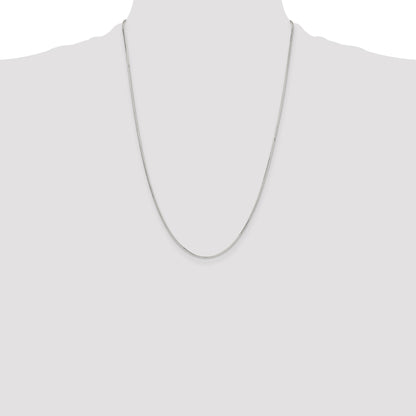 Sterling Silver Polished 1mm Octagonal Snake Chain